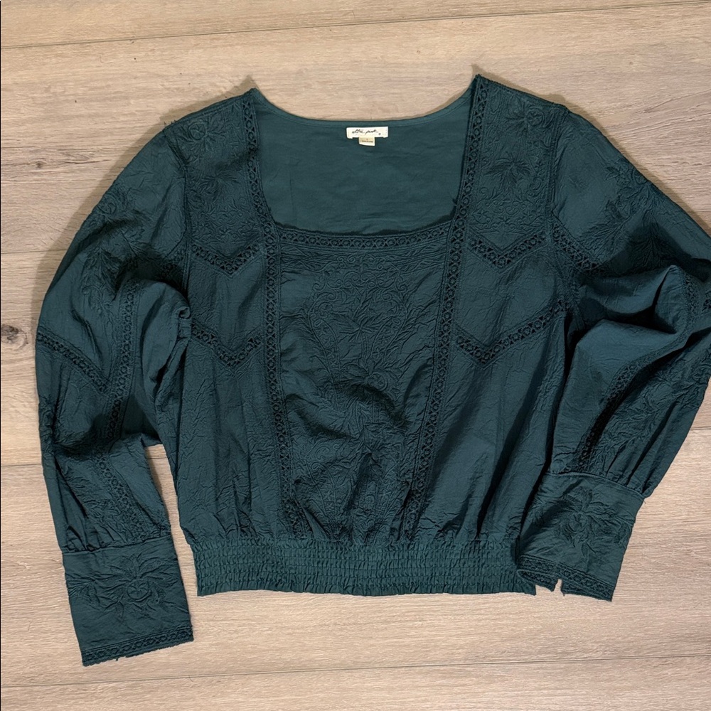 Elegant Green Women's Top